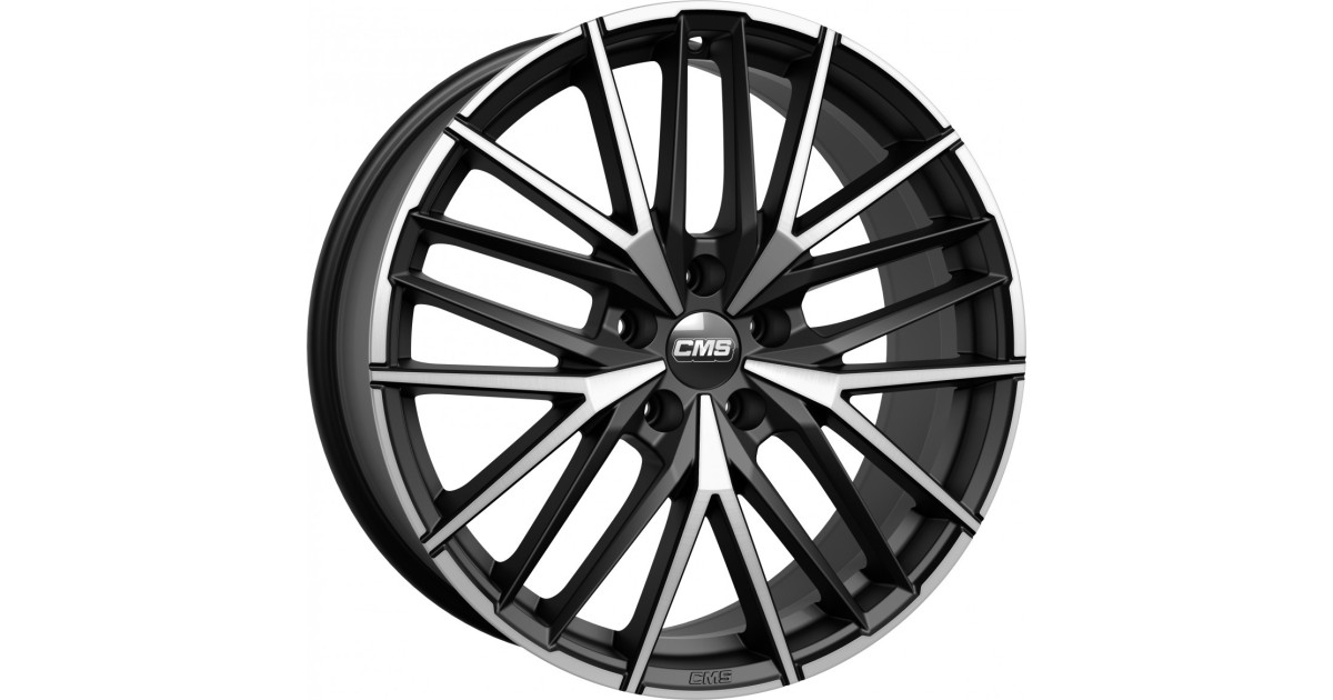 Jante ALU, CMS C36 Diamant Noir Mat, 8X18 5/112 ET46, Alésage 66.6