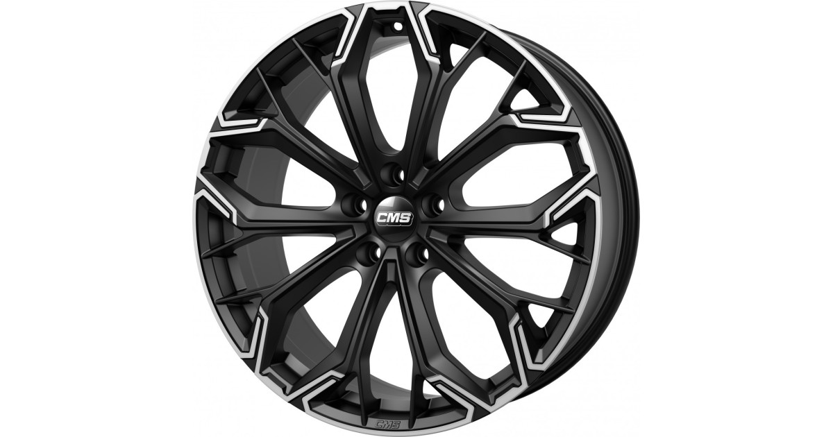 Jante ALU, CMS C37 Diamant Noir Mat, 8.5X20 5/108 ET45, Alésage 67.2R