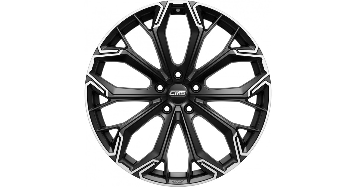 Jante ALU, CMS C37 Diamant Noir Mat, 8.5X20 5/112 ET30, Alésage 66.6