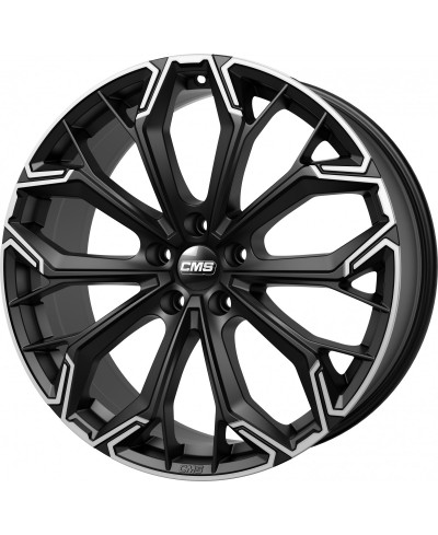 Jante ALU, CMS C37 Diamant Noir Mat, 8.5X20 5/112 ET43, Alésage 66.6
