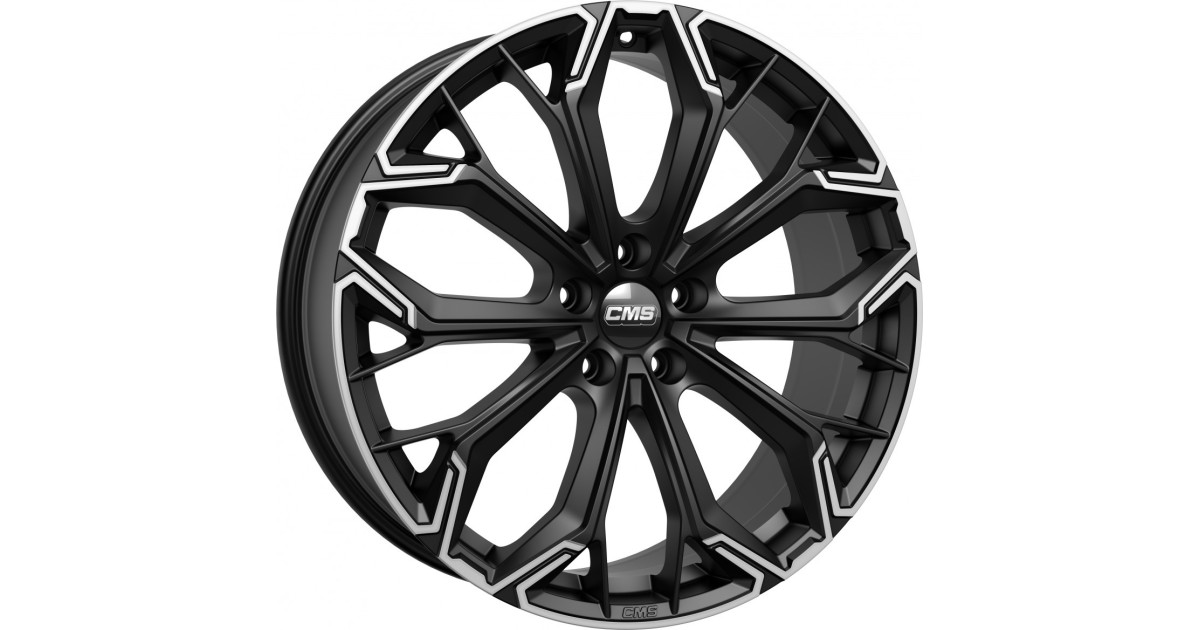 Jante ALU, CMS C37 Diamant Noir Mat, 8.5X20 5/114.3 ET45, Alésage 67.2R