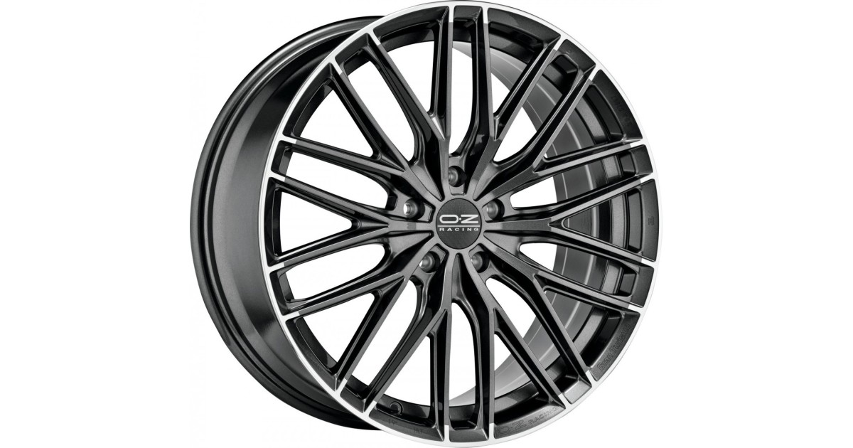 Jante ALU, OZ Gran Turismo HLT Star graphite diamond lip 8.5X20 5/ 112 ET35, Alésage 75