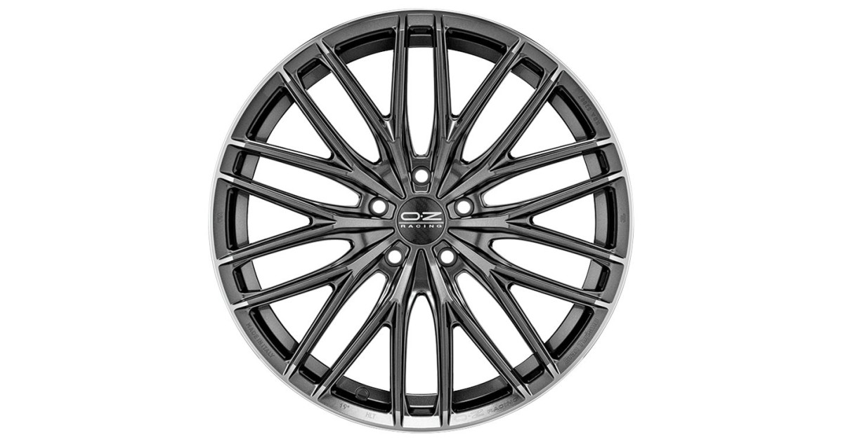 Jante ALU, OZ Gran Turismo HLT Star graphite diamond lip 8.5X20 5/ 112 ET35, Alésage 75