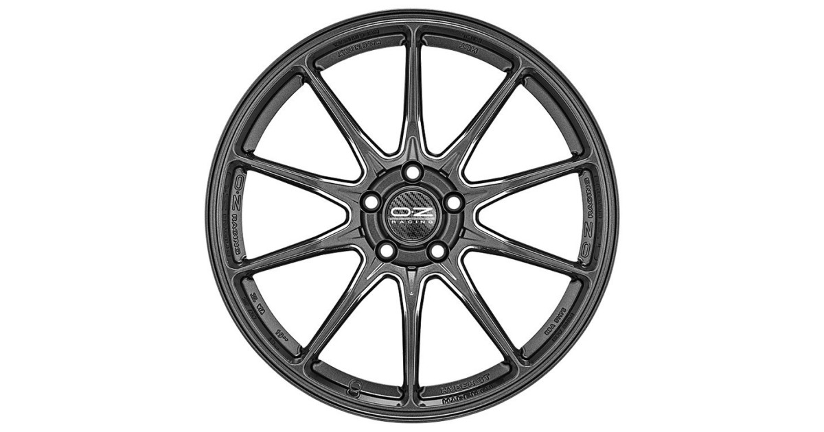 Jante ALU, OZ HYPER GT STAR GRAPHITE, 9X19 5/ 112 ET45, Alésage 75