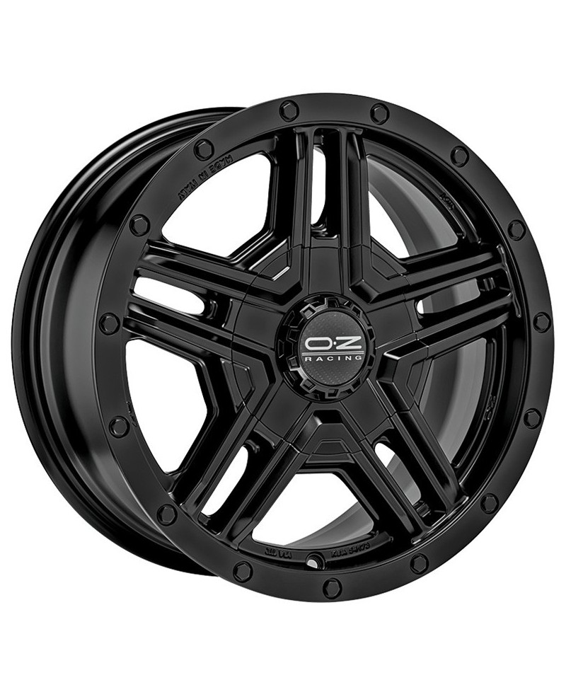 Jante ALU, OZ RALLY ADVENTURE MATT BLACK + Rivets , 8X17 6/ 139.7 ET25, Alésage 106.1