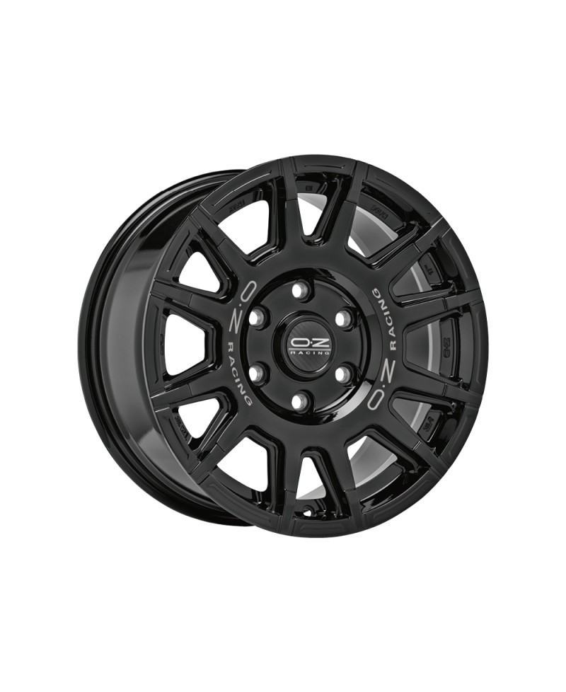 Jante ALU, OZ RALLY LEGEND GLOSS BLACK + DARK LETTER 8X17 5/ 112 ET35, Alésage 73.1