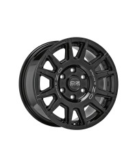 Jante ALU, OZ RALLY LEGEND GLOSS BLACK + DARK LETTER 8X17 5/ 112 ET35, Alésage 73.1