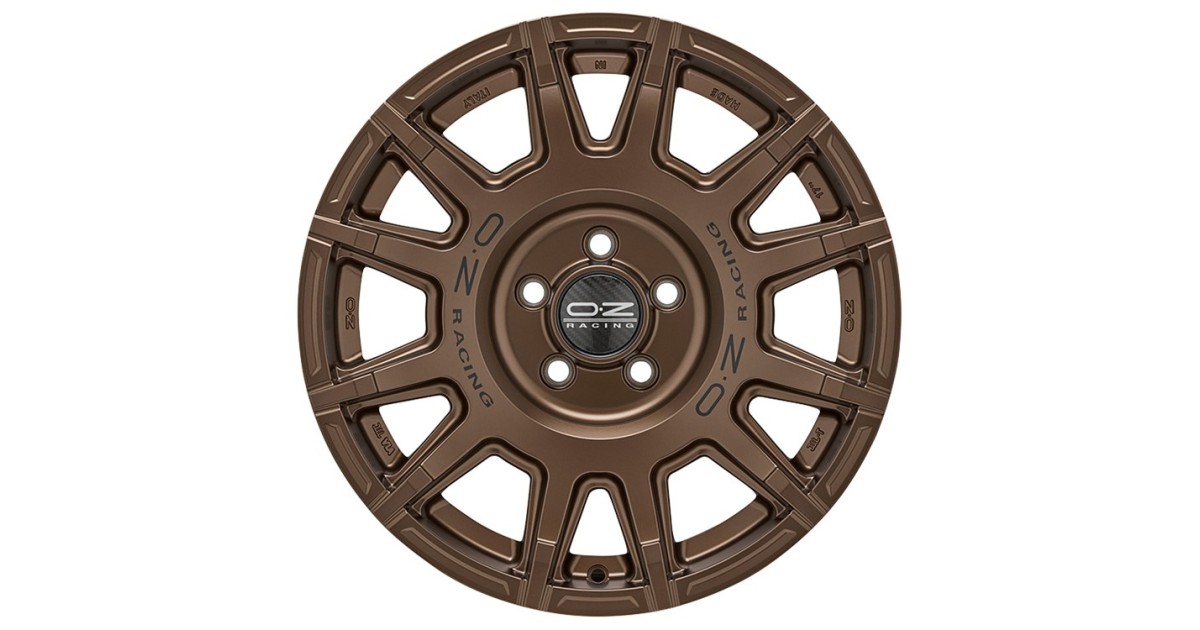 Jante ALU, OZ RALLY LEGEND MATT BRONZE + DARK LETTER 8X17 6/ 139.7 ET25, Alésage 106.1