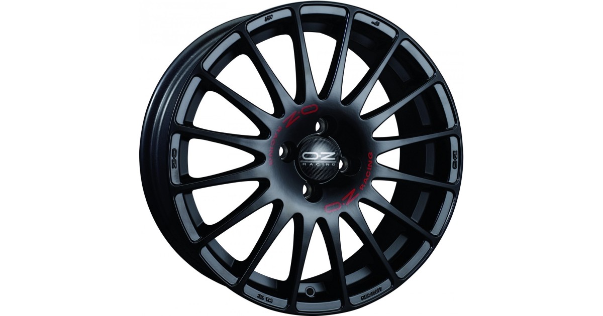 Jante ALU, OZ SUPERTURISMO GT MATT BLACK 7X16 4/ 100 ET42, Alésage 68