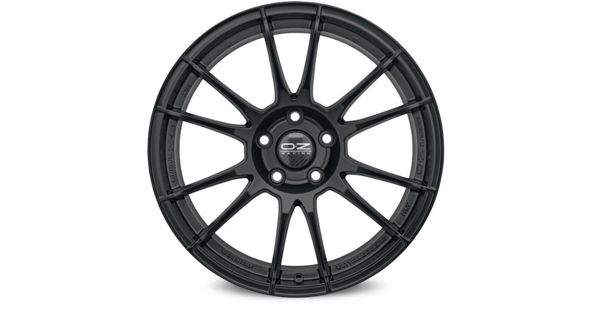 Jante ALU, OZ ULTRALEGGERA HLT  MATT BLACK, 8X18 5/ 108 ET38, Alésage 75