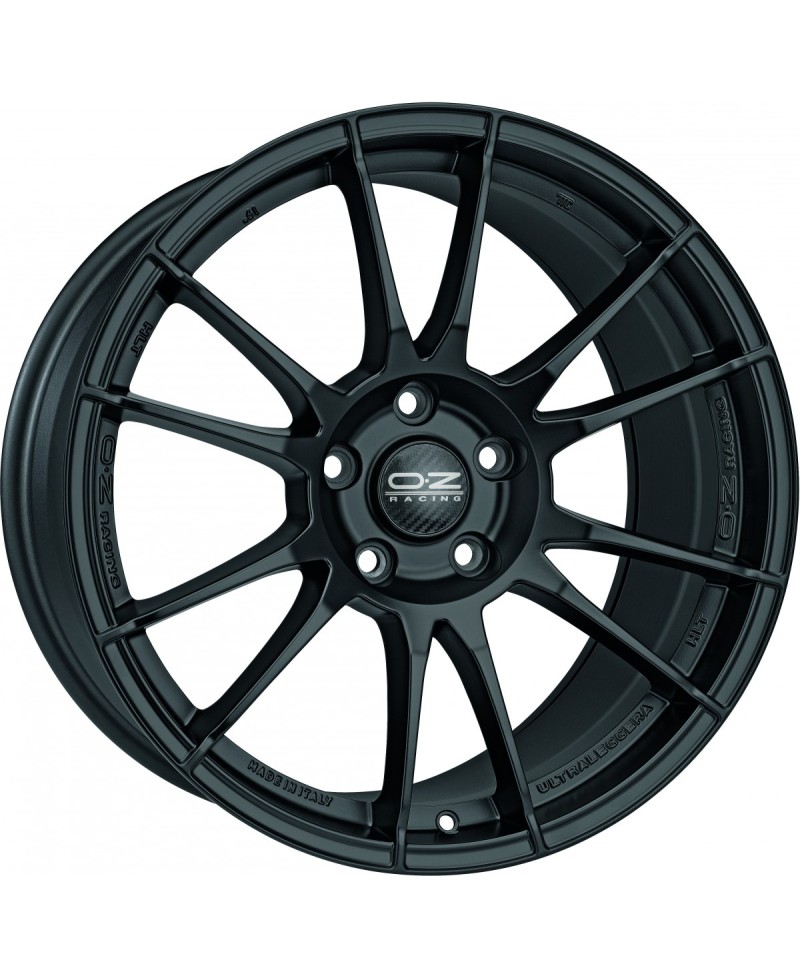 ante ALU, OZ ULTRALEGGERA HLT MATT BLACK 9X19 5/ 112 ET25, Alésage 75
