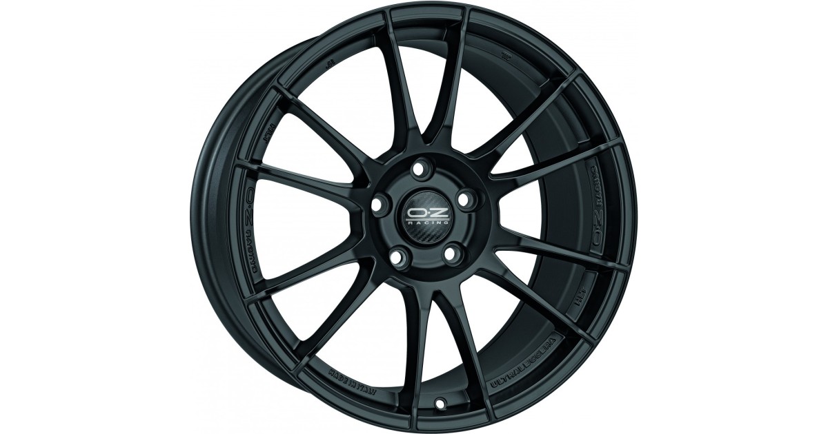ante ALU, OZ ULTRALEGGERA HLT MATT BLACK 9X19 5/ 112 ET25, Alésage 75