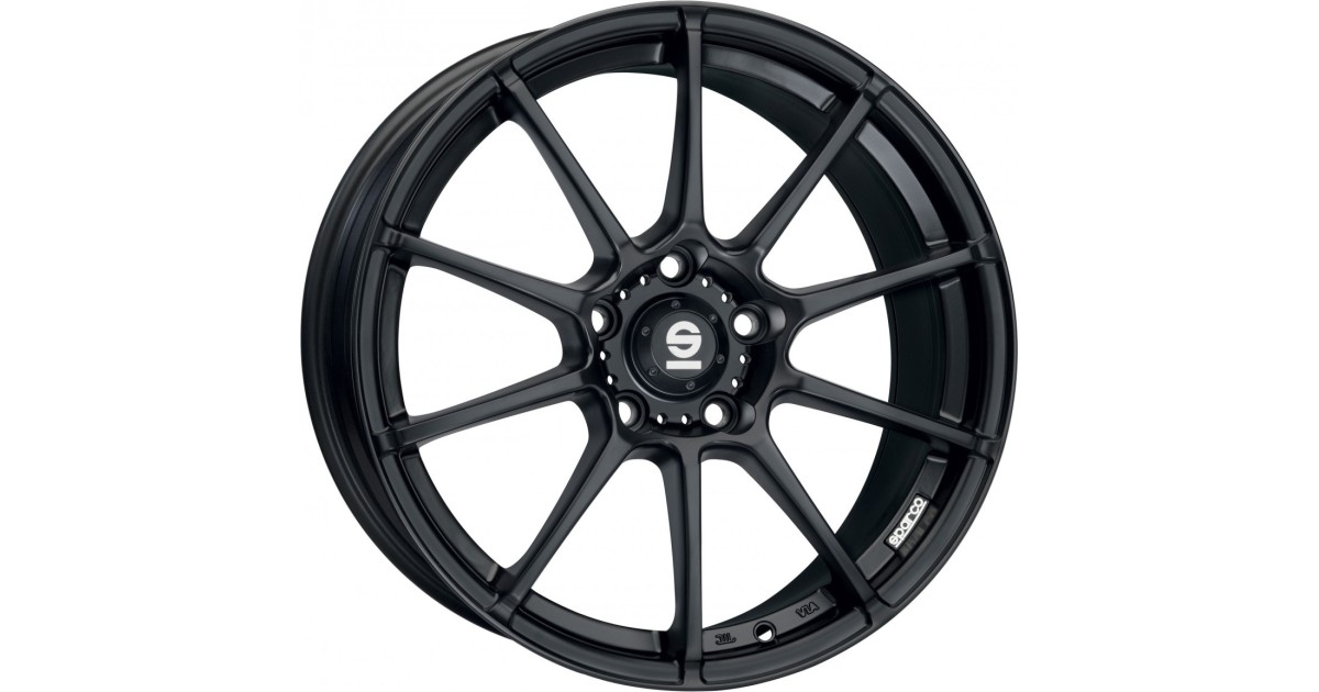 Jante ALU, SPARCO ASSETTO GARA MATT BLACK, 8.5X19 5/ 112 ET38, Alésage 73.1