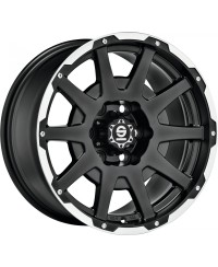 Jante ALU, Sparco Dakar matt black lip polished + rivets 8.5X18 6/ 139.7 ET27, Alésage 106.1