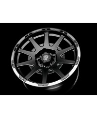 Jante ALU, Sparco Dakar matt black lip polished + rivets 8.5X18 6/ 139.7 ET27, Alésage 106.1
