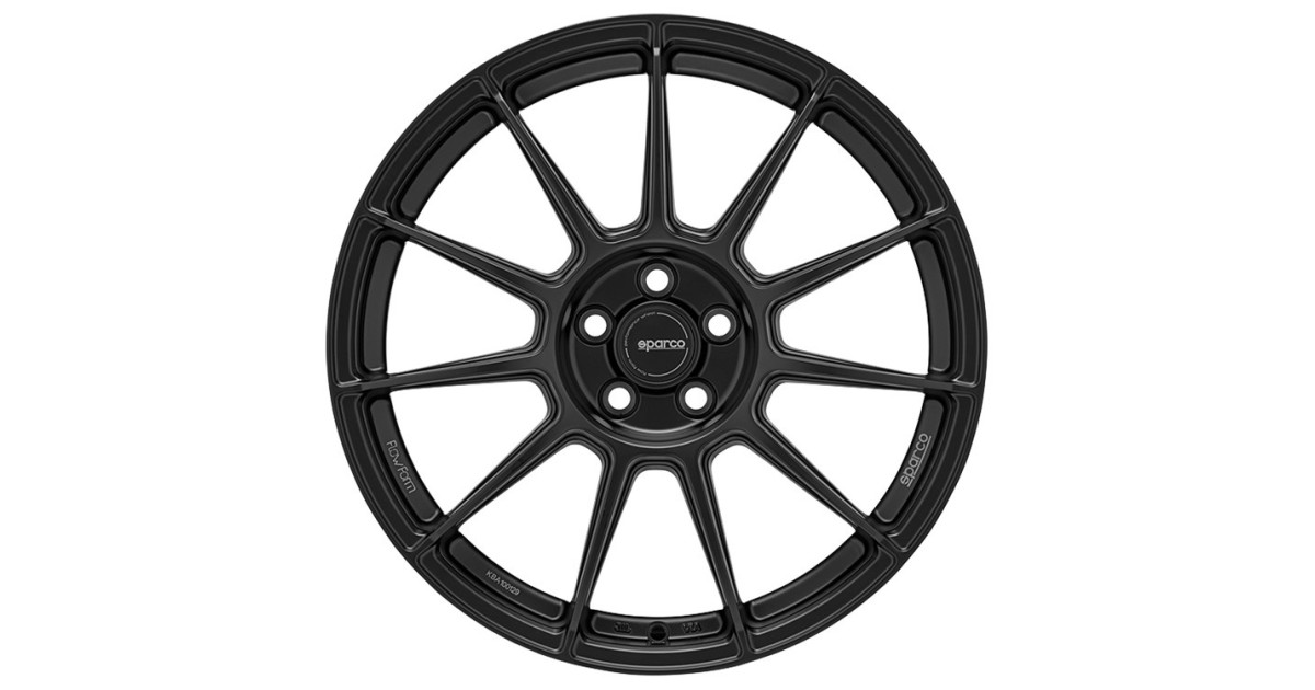 Jante ALU, SPARCO FF4 MATT BLACK 8X18 5/ 112 ET35, Alésage 73.1