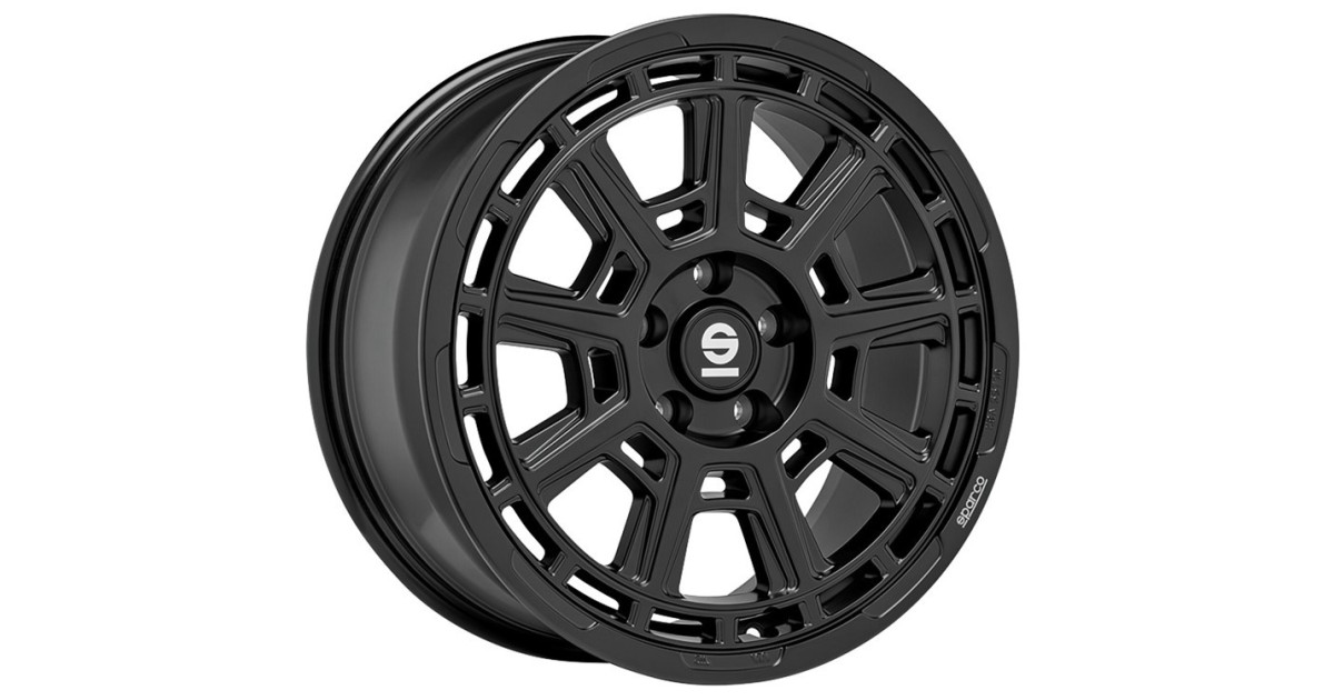 Jante ALU, SPARCO STERRATO MATT BLACK  8X18 5/114.3 ET40, Alésage 73.1