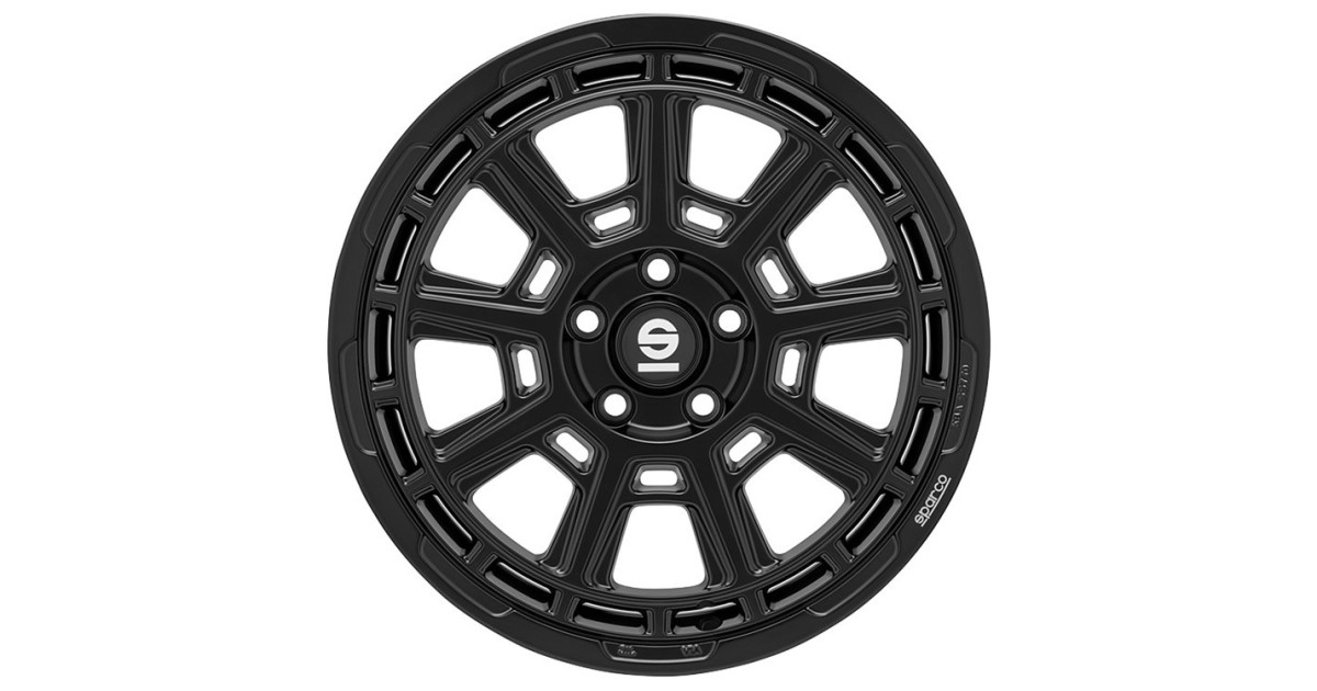Jante ALU, SPARCO STERRATO MATT BLACK  8X18 5/114.3 ET40, Alésage 73.1