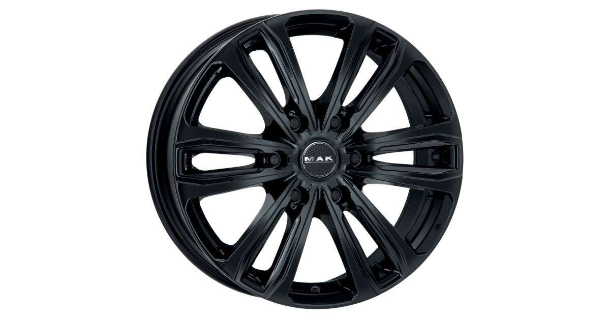 Jante Alu MAK SAFARI 6 GLOSS BLACK 7,5x17 6x139,7 ET48 , Alésage 92.3