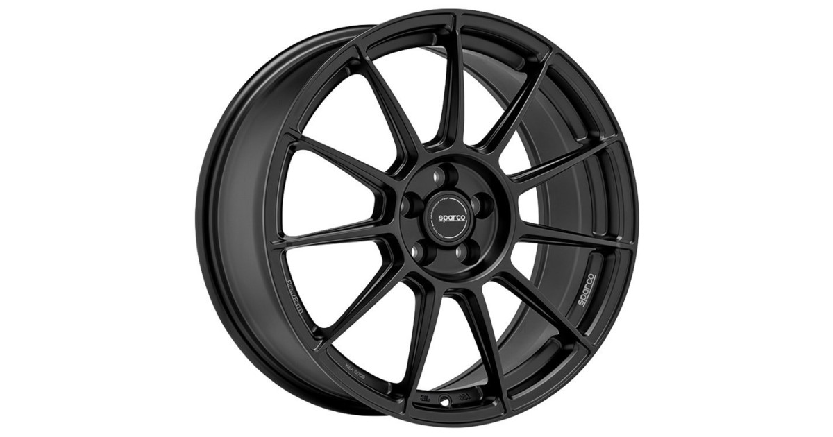 Jante ALU, SPARCO FF4 MATT BLACK 10.5X18 5/ 120 ET27, Alésage 72.6