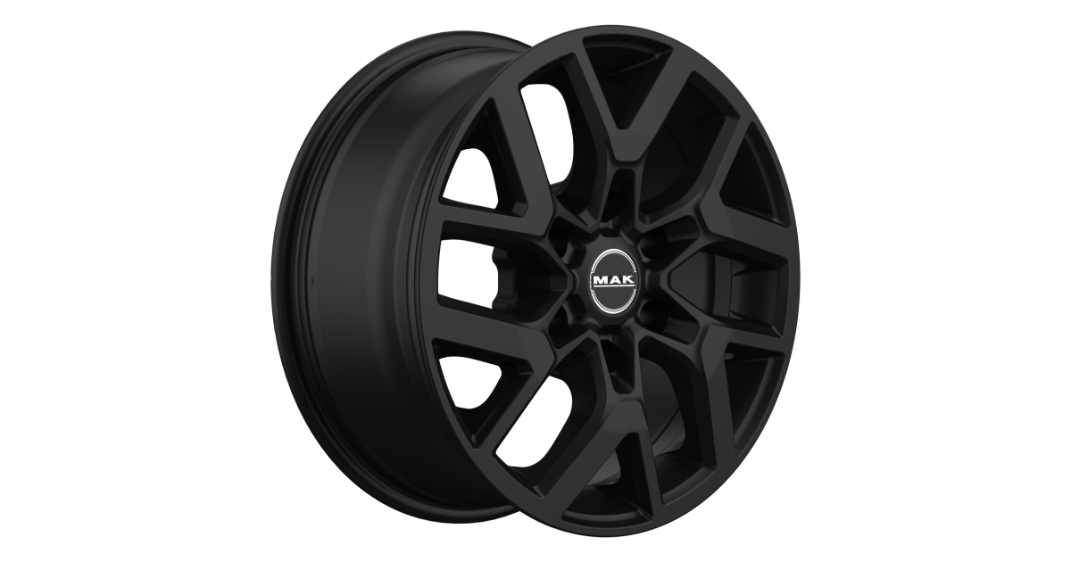 Jante Alu MAK GRAVEL MATT BLACK  7,5x18 6x120 ET47 , Alésage 74.6