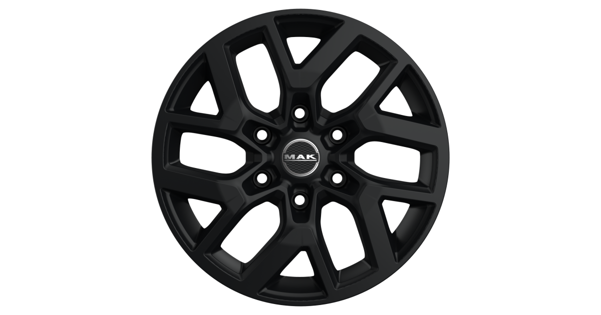 Jante Alu MAK GRAVEL MATT BLACK  7,5x18 6x120 ET47 , Alésage 74.6
