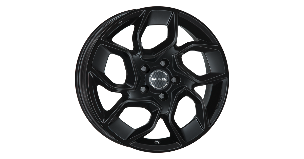 Jante Alu MAK EXPRESS GLOSS BLACK 7,5x18 5x160 ET50 , Alésage 65.1