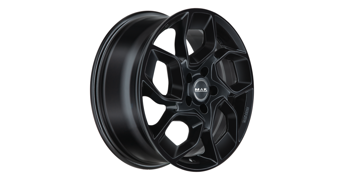 Jante Alu MAK EXPRESS GLOSS BLACK 7,5x18 5x160 ET50 , Alésage 65.1