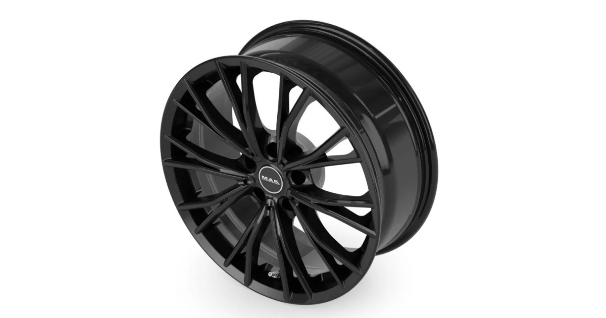 Jante Alu  MAK MARK (GLOSS BLACK) 8x19 5x120 ET45 , Alésage 72.6