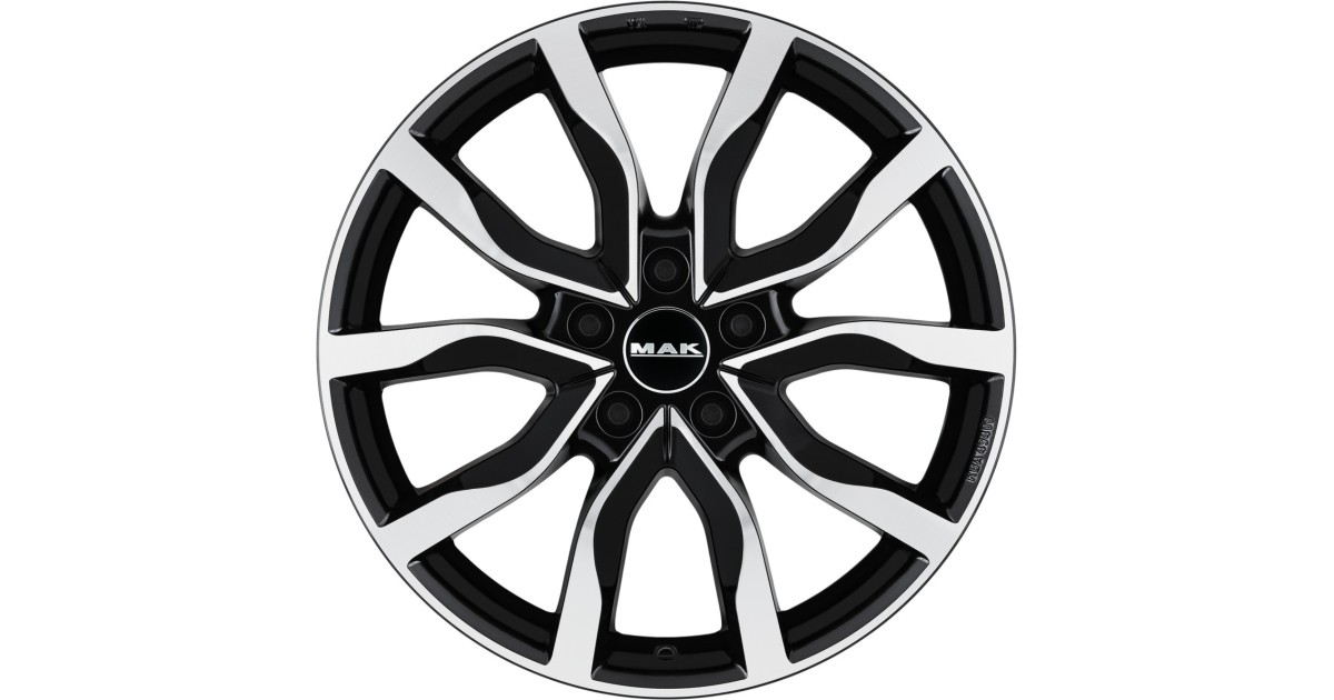 Jante Alu  MAK KOLN (BLACK MIRROR) 9x18 5x130 ET44, Alésage 66.6