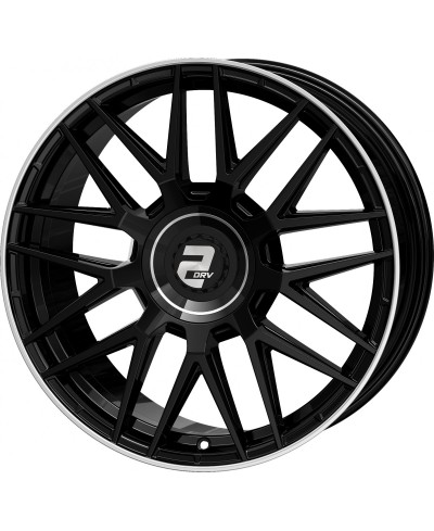 Jante ALU, Wheelworld - 2DRV WH43 Noir brillant laqué / Bord poli 8.5X19 5/112 ET48, Alésage 66.6