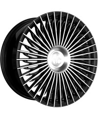 Jante ALU, Keskin Tuning KT X1 BLACK FRONT POLISH 9.5x21 5/ 112 ET50, Alésage 66.6