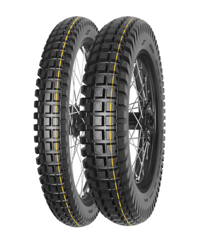 MITAS ENDURO HYBRID SUPER 110/90 -19 62P TL , M+S (Bande jaune)