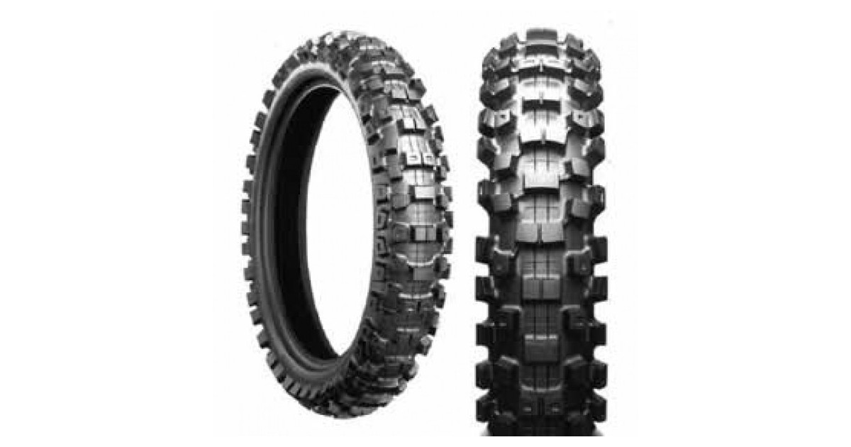 BRIDGESTONE Moto Cross M404 MEDIUM Rear 80/ 100 -12 41M , NHS , TT
