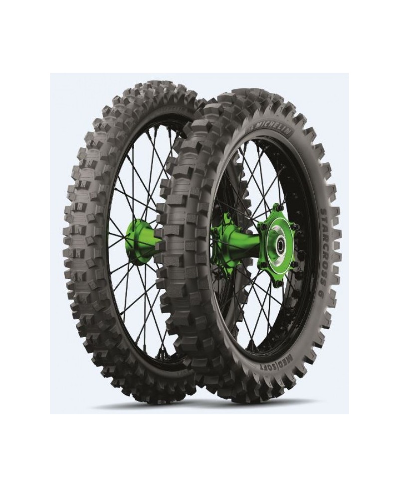 MICHELIN 100/90 -19 57M STARCROSS 6 MEDIUM SOFT R TT NHS