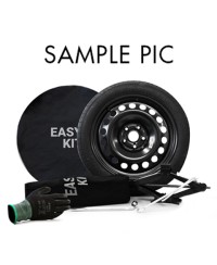 EASY KIT Galette ACIER 4*17 / 5-112 ET 12 / pneu 155/90