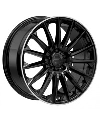Jante ALU, Wheelworld - 2DRV WH39 Noir brillant  / Bord poli 9.5X22 5/ 112 ET42, Alésage 66.6