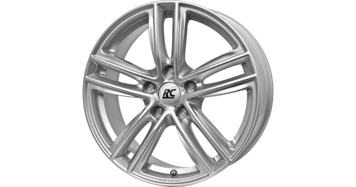 Jante Alu RC Design RC27 (KS) Crystal Silver 6,5x17 5x114.3 ET32 RCDesign , Alésage 66.1