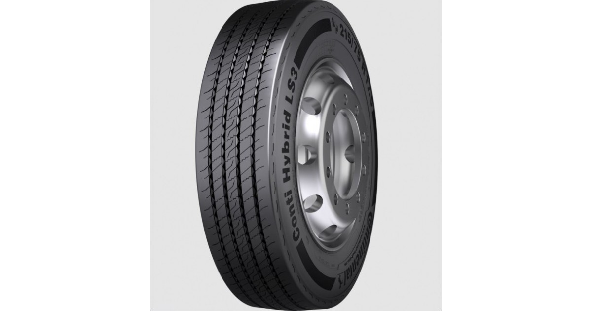 CONTINENTAL CONTI HYBRID LS3 , 205/ 75 R17.5 124/ 122M ,   M+S/ 3PMSF