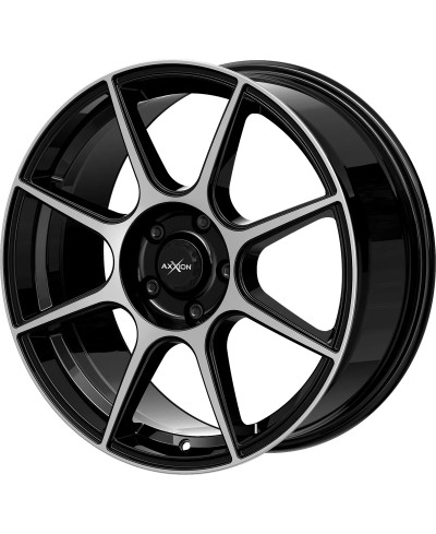 Jante ALU, Axxion  X2/ SP+  Noir, Face polie, 8X19 5/114.3 ET35, Alésage 72.6