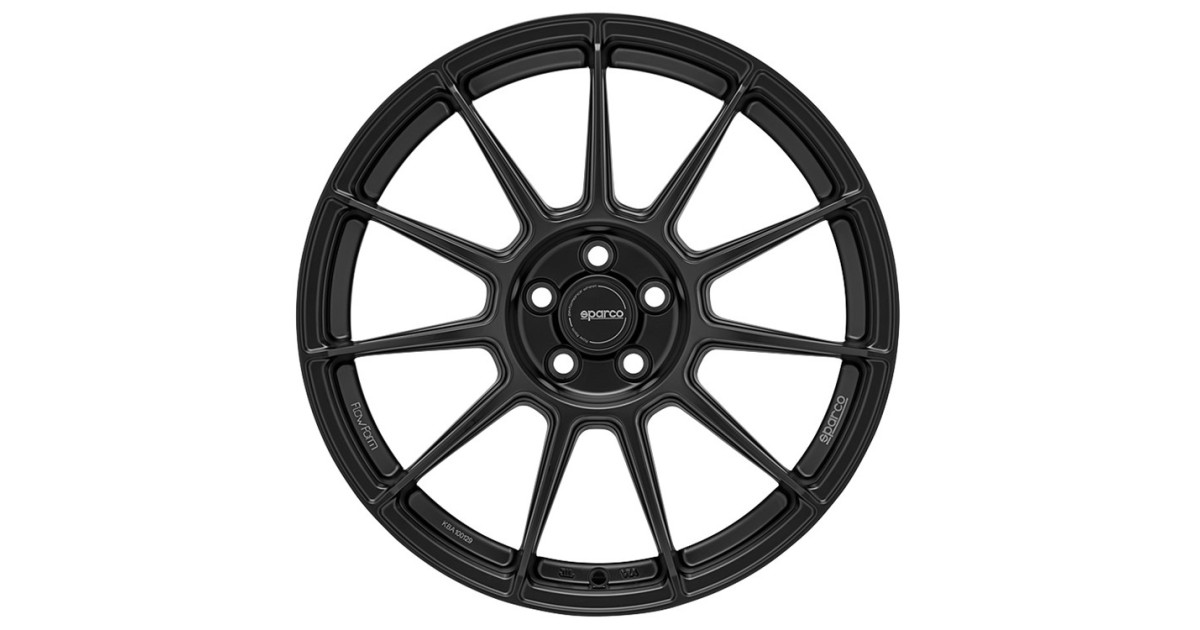 Jante ALU, SPARCO FF4 MATT BLACK 9X18 5/ 100 ET41, Alésage 63.4