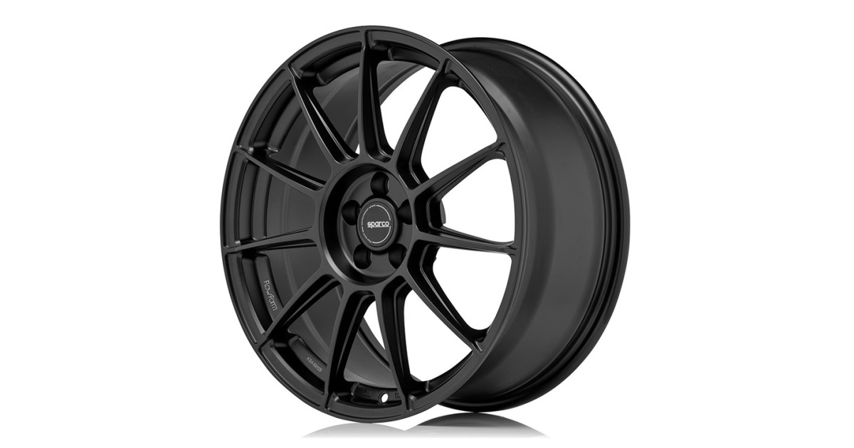 Jante ALU, SPARCO  FF4 MATT BLACK 9X18 5/ 114.3 ET30, Alésage 73.1