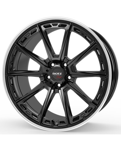 Jante ALU, Dotz Sonoma Black matt/ Polished lip 8.5X20 5/ 112 ET35, Alésage 70.1