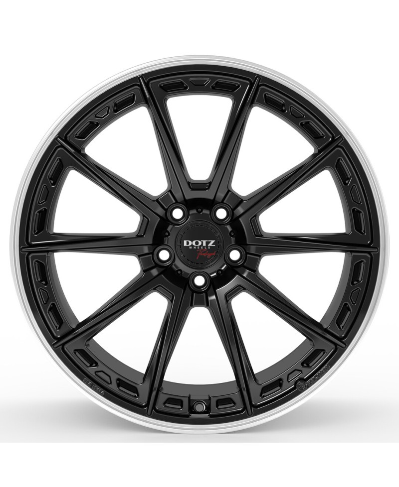 Jante ALU, Dotz Sonoma Black matt/ Polished lip 8.5X20 5/ 112 ET40, Alésage 66.6
