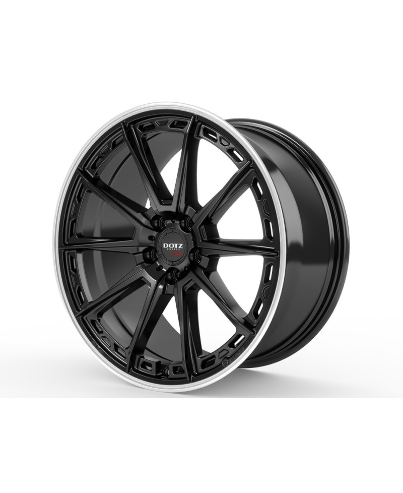 Jante ALU, Dotz  Sonoma Black matt/ Polished lip 8X19 5/ 112 ET49, Alésage 57.1