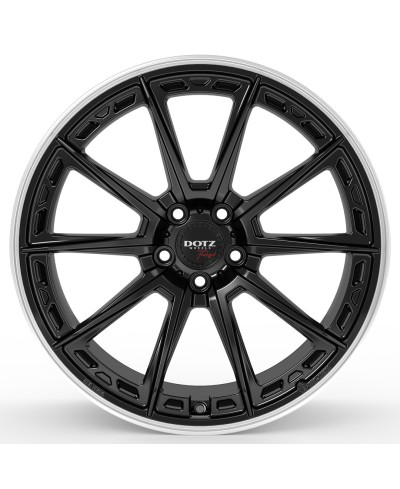 Jante ALU, Dotz Sonoma Black matt/ Polished lip 8X20 5/ 112 ET41, Alésage 57.1