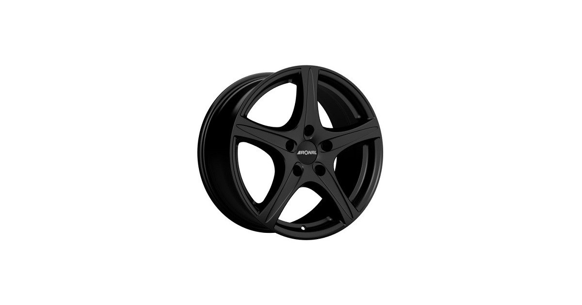 Jante ALU, Ronal R56/MB/ET35 MATTSCHWARZ, 6X15 4/98 ET35, Alésage 68