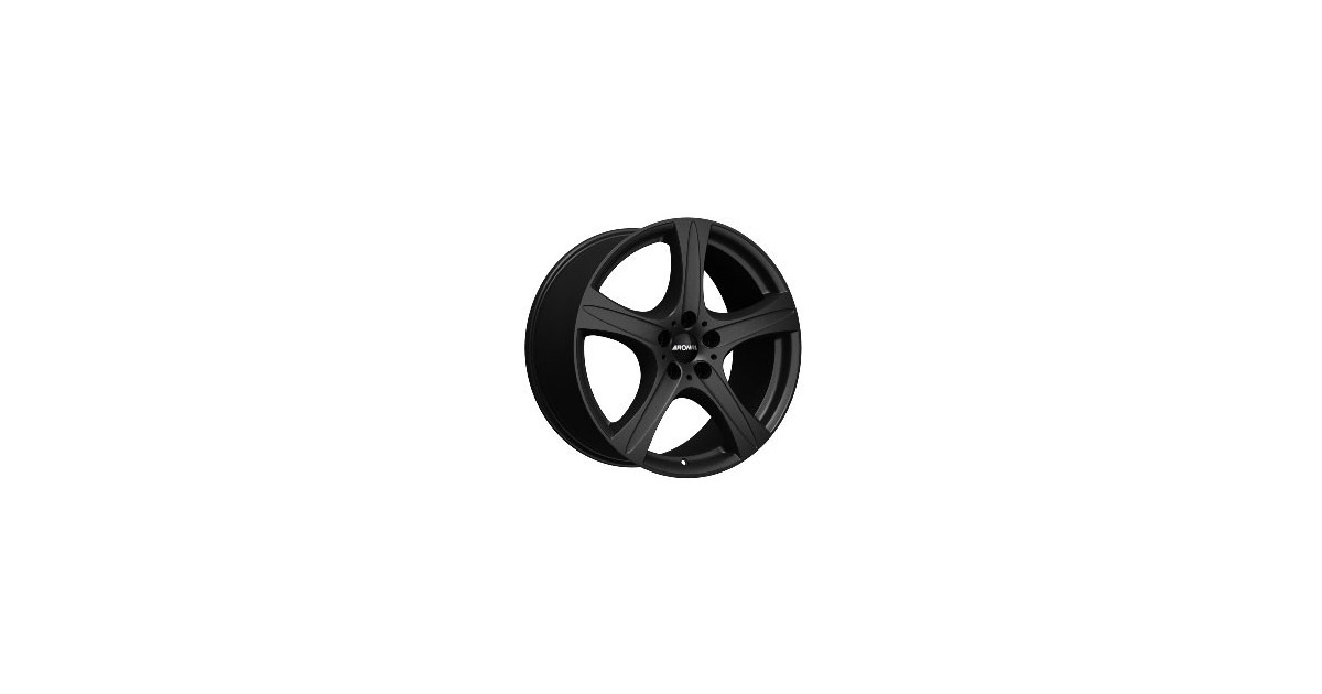 Jante ALU, Ronal R55/MB/ET38 MATTSCHWARZ, 8.50X18 5/127 ET38, Alésage 71.6