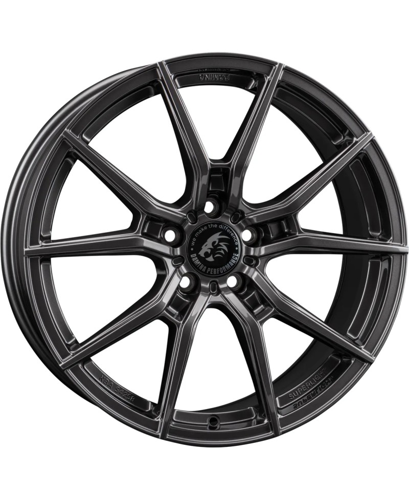 Jante ALU, DAMINA Performance DM13 Superlight anthrazit glossy 8.5X19 5/ 120 ET35, Alésage 72.6