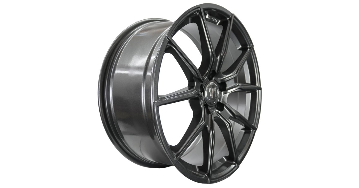 Jante ALU, V1 Wheels - V1 daytona grau lackiert   8X18 5/ 112 ET35 , Alésage 66.6